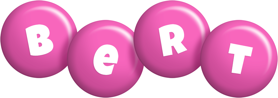 Bert candy-pink logo