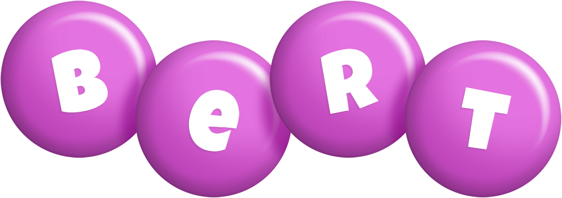 Bert candy-purple logo