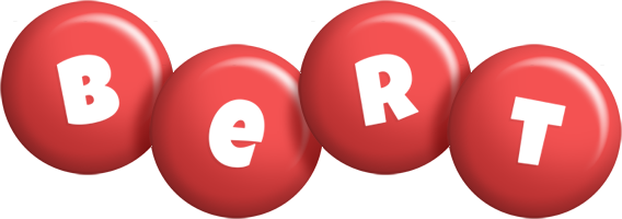 Bert candy-red logo