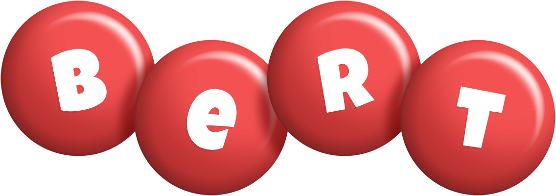Bert candy-red logo
