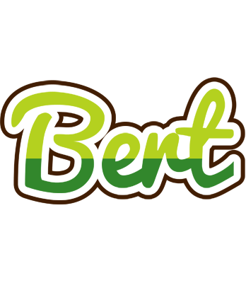 Bert golfing logo
