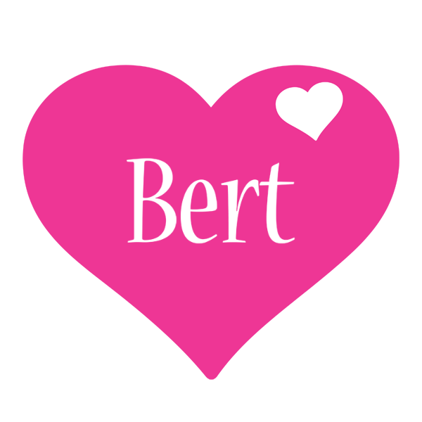 Bert love-heart logo