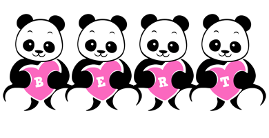 Bert love-panda logo