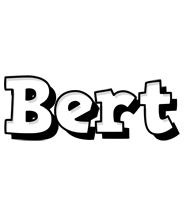 Bert snowing logo