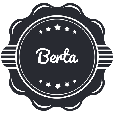 Berta badge logo
