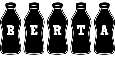 Berta bottle logo