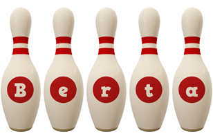 Berta bowling-pin logo