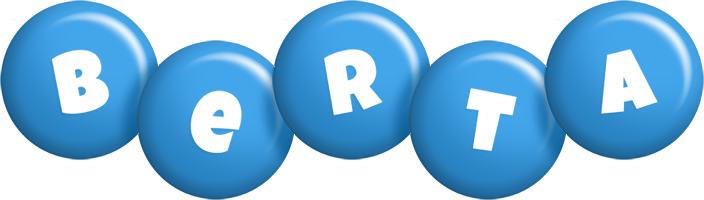 Berta candy-blue logo