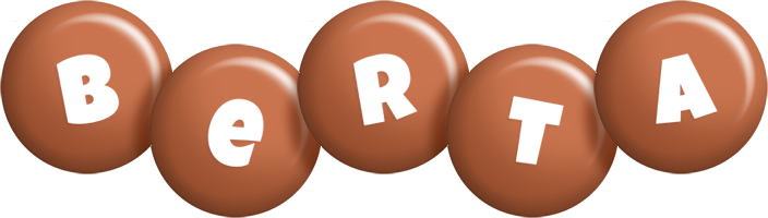 Berta candy-brown logo