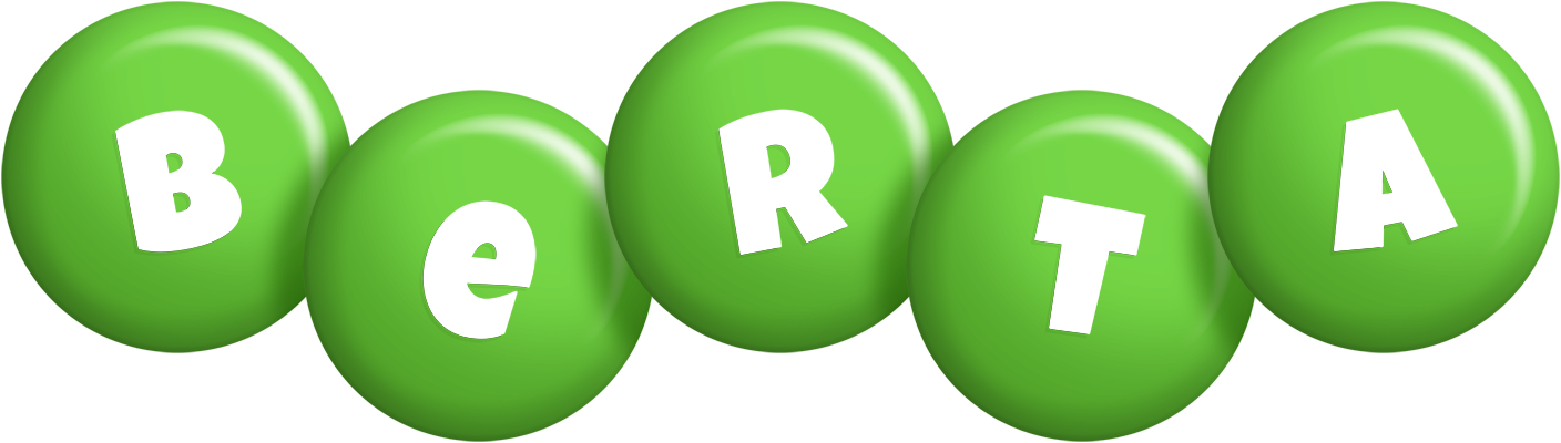 Berta candy-green logo
