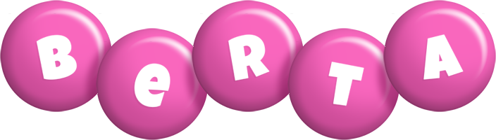 Berta candy-pink logo