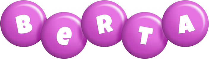 Berta candy-purple logo
