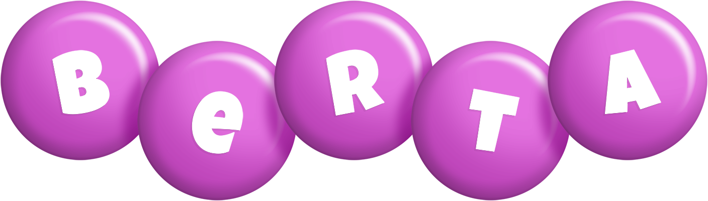 Berta candy-purple logo