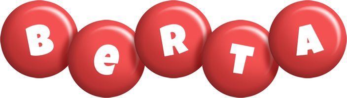 Berta candy-red logo
