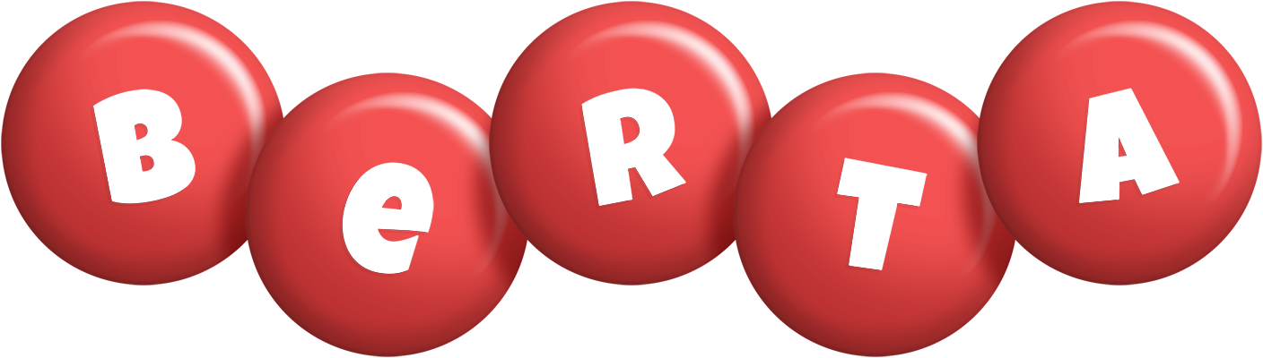 Berta candy-red logo