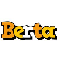 Berta cartoon logo