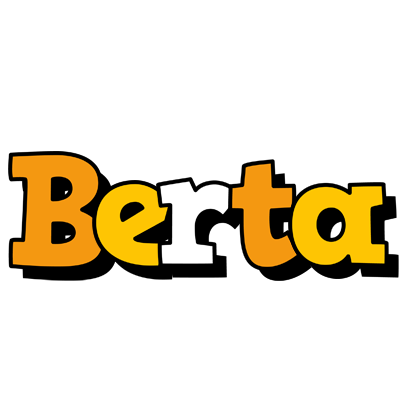 Berta cartoon logo