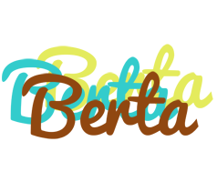 Berta cupcake logo