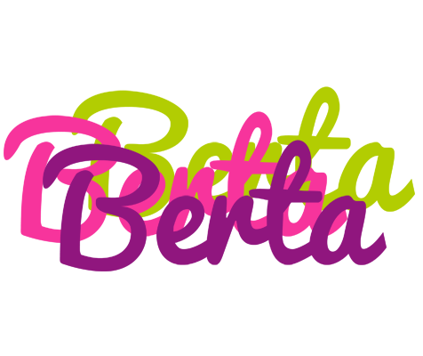Berta flowers logo