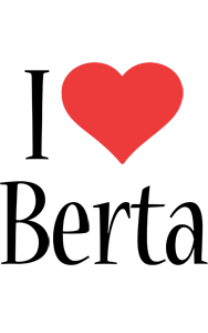 Berta i-love logo