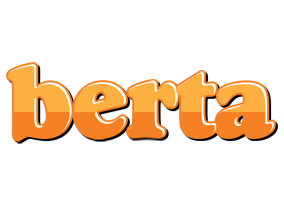 Berta orange logo