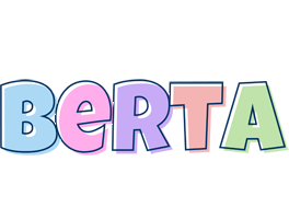 Berta pastel logo