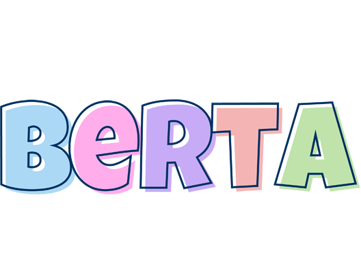 Berta pastel logo