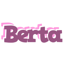 Berta relaxing logo