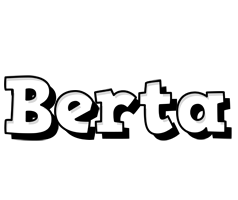 Berta snowing logo