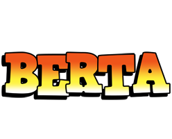 Berta sunset logo