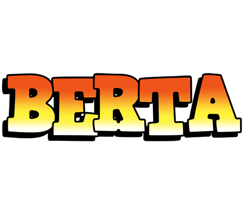 Berta sunset logo