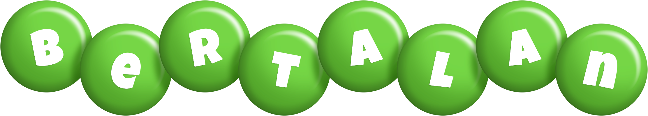 Bertalan candy-green logo