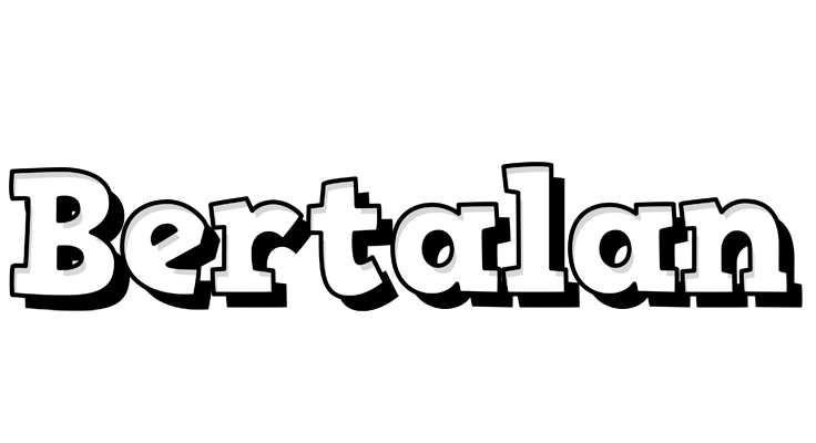 Bertalan snowing logo