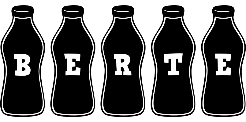 Berte bottle logo