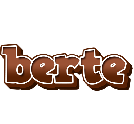 Berte brownie logo