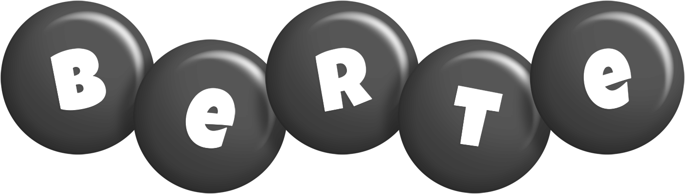 Berte candy-black logo