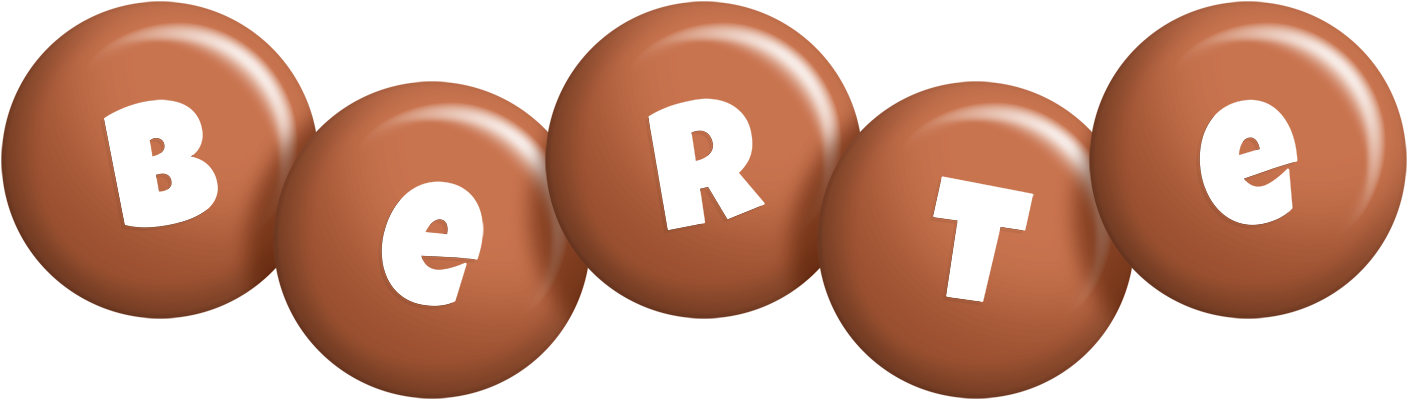 Berte candy-brown logo
