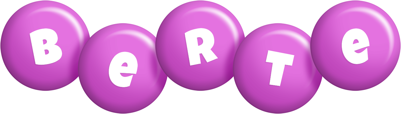 Berte candy-purple logo