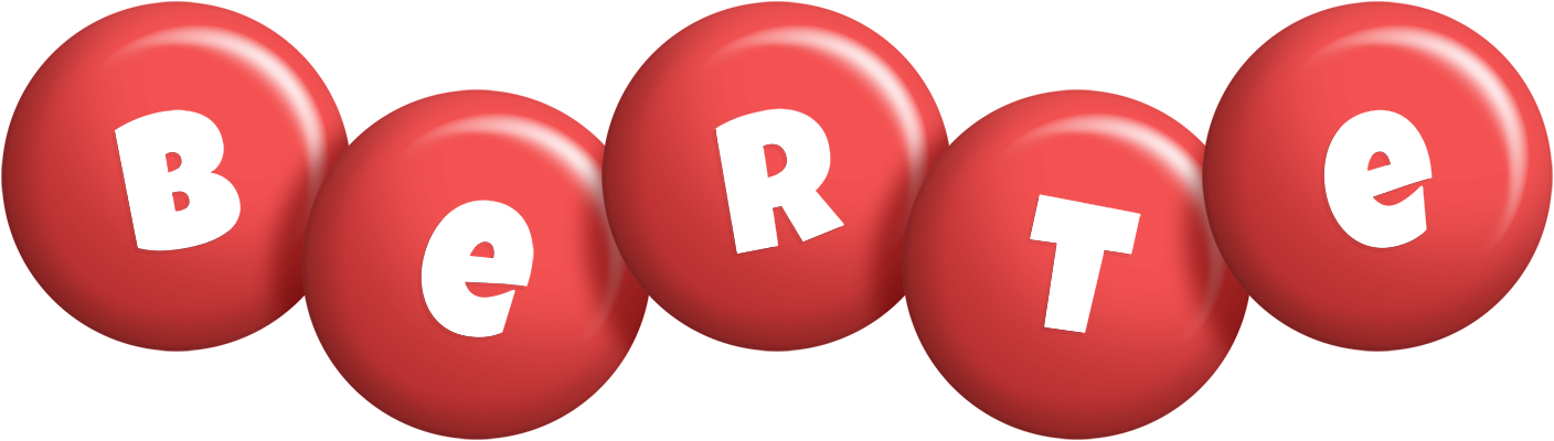 Berte candy-red logo