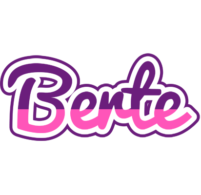 Berte cheerful logo
