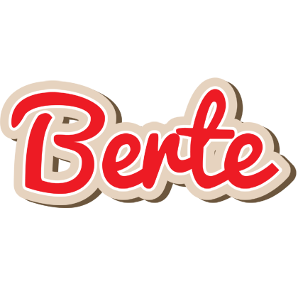 Berte chocolate logo