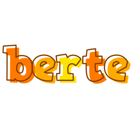 Berte desert logo