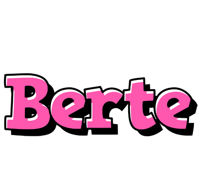 Berte girlish logo