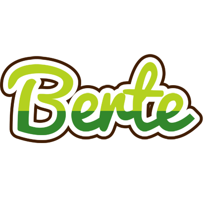 Berte golfing logo