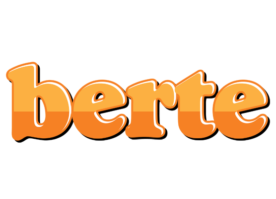 Berte orange logo