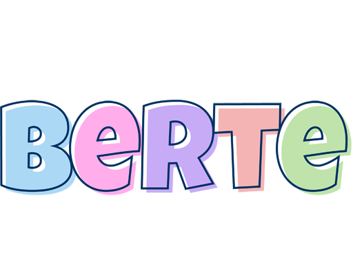 Berte pastel logo