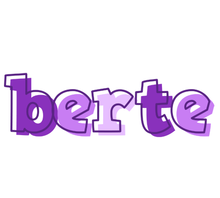 Berte sensual logo