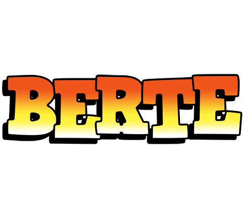 Berte sunset logo
