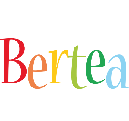 Bertea birthday logo