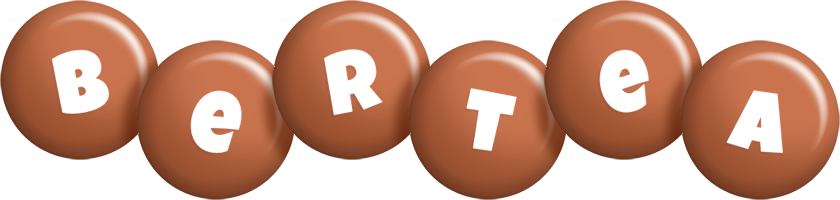 Bertea candy-brown logo